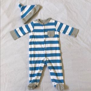 Offspring Striped Footed Sleeper Set